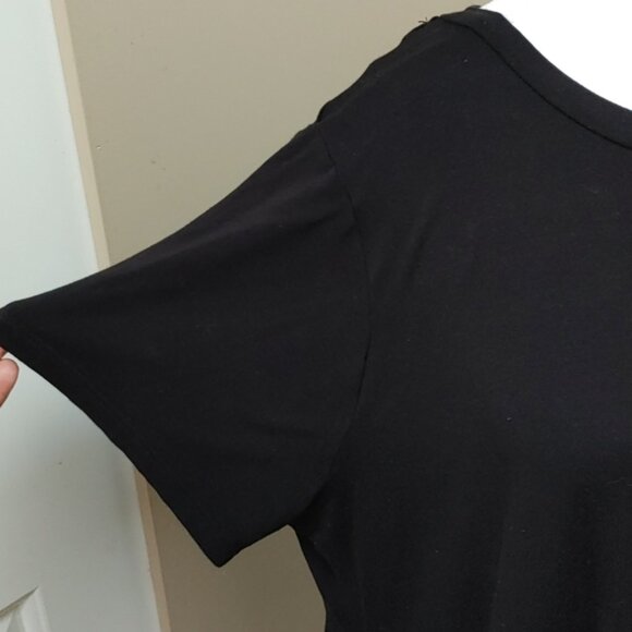 In every story by Penningtons black peasant baby doll top 1X - Picture 3 of 10